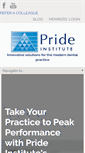 Mobile Screenshot of prideinstitute.com